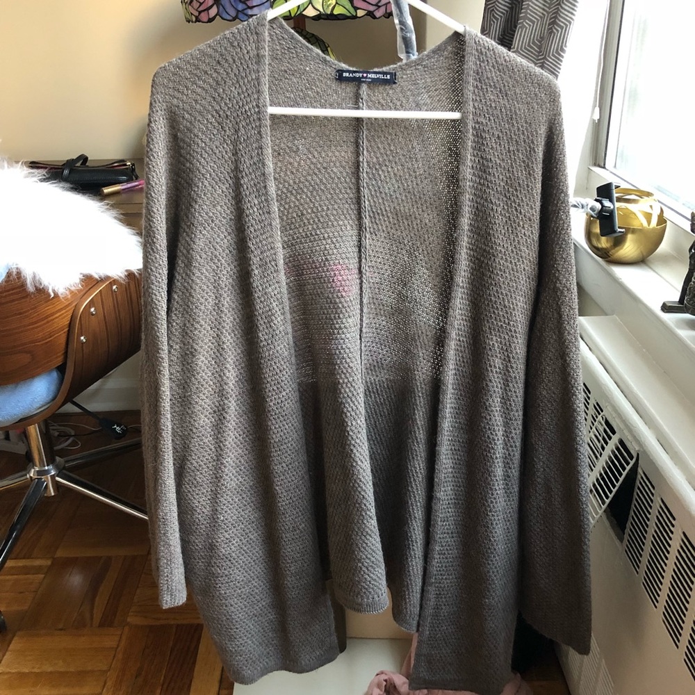 Brandy Melville Caroline Cardigan - Brown